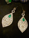 The Moonstone Emerald Necklace Set