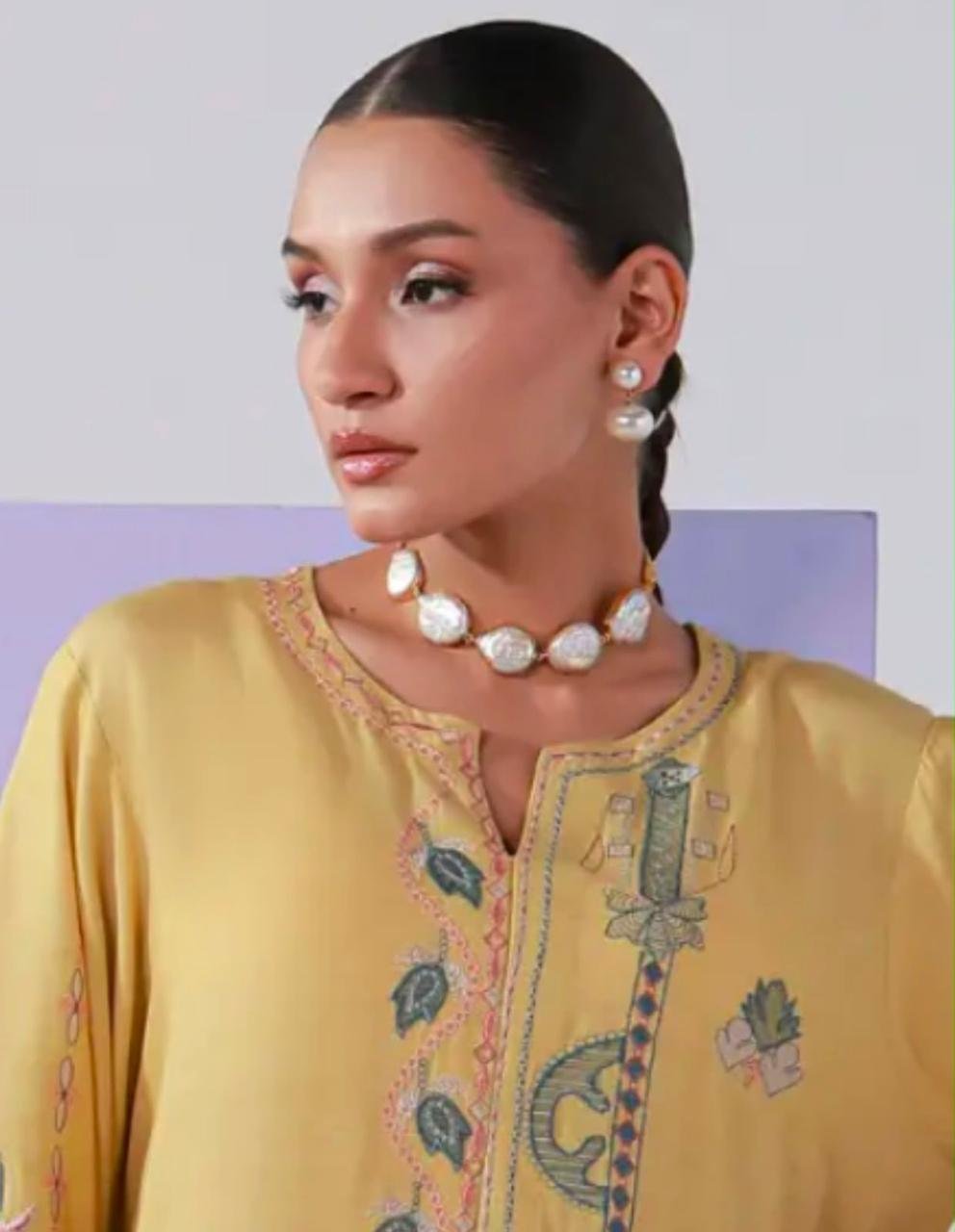 South Sea Twin Pearl Drop Earrings