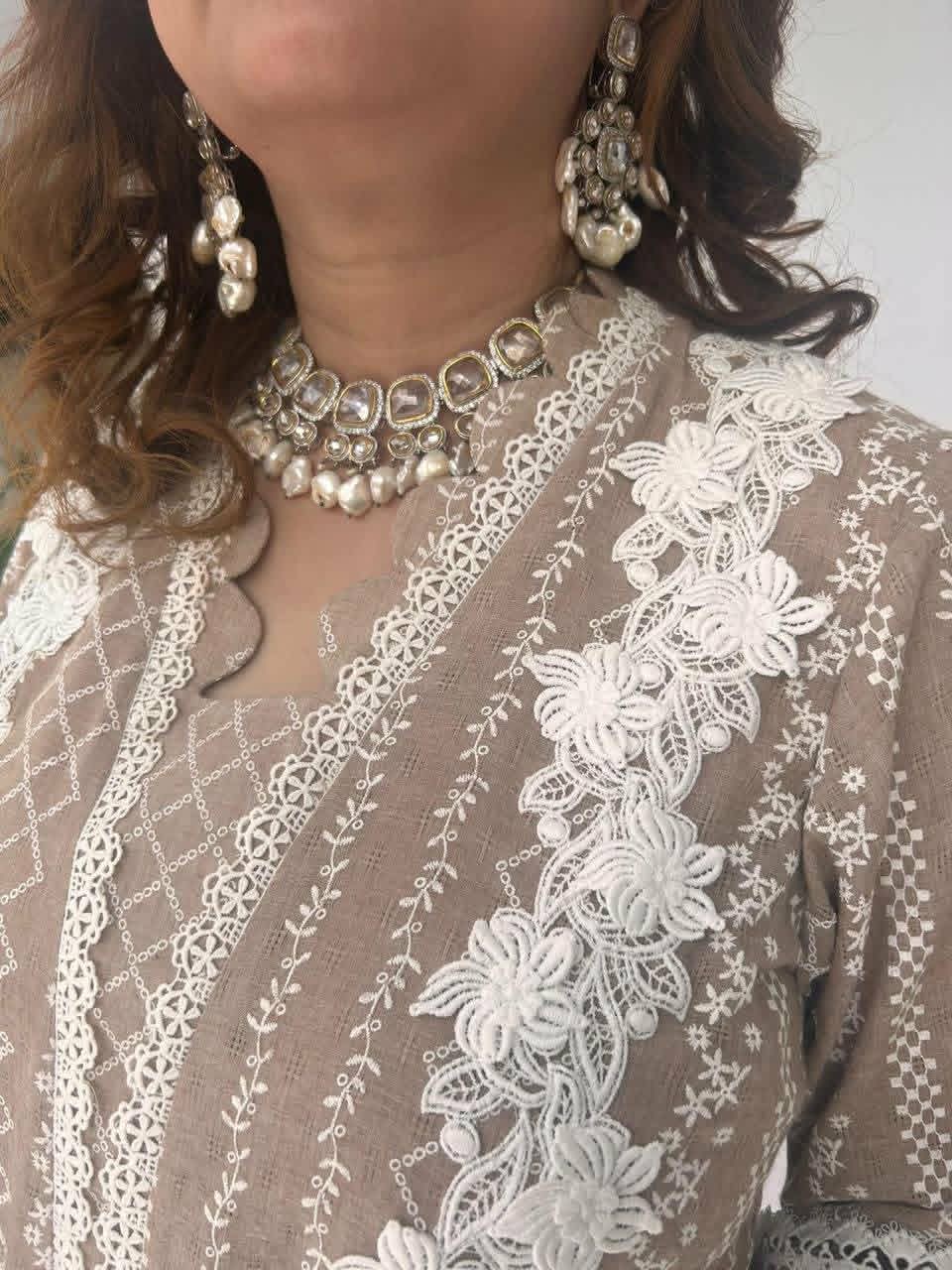 The Maharani PolkiEdit choker-necklace & earrings