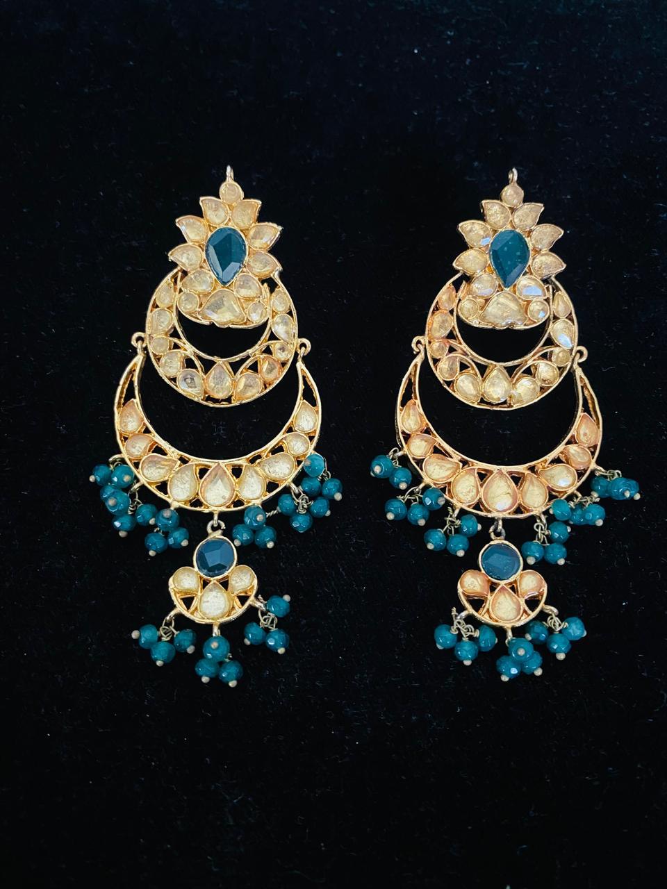 Maharani Silver Necklace and Earrings