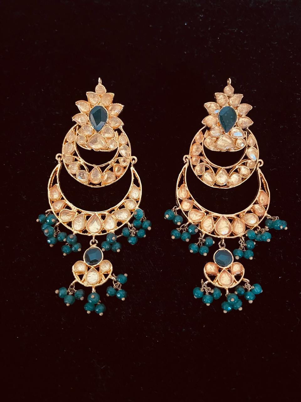 Maharani Silver Necklace and Earrings