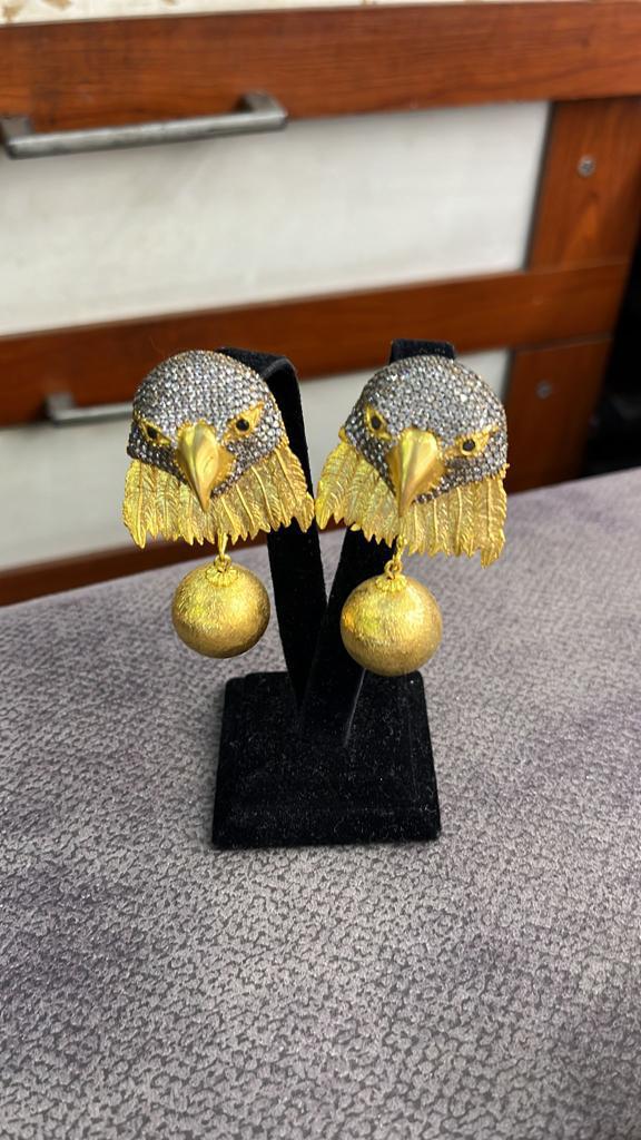 The Daring Eagle Earrings
