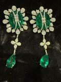 Chunky long earrings