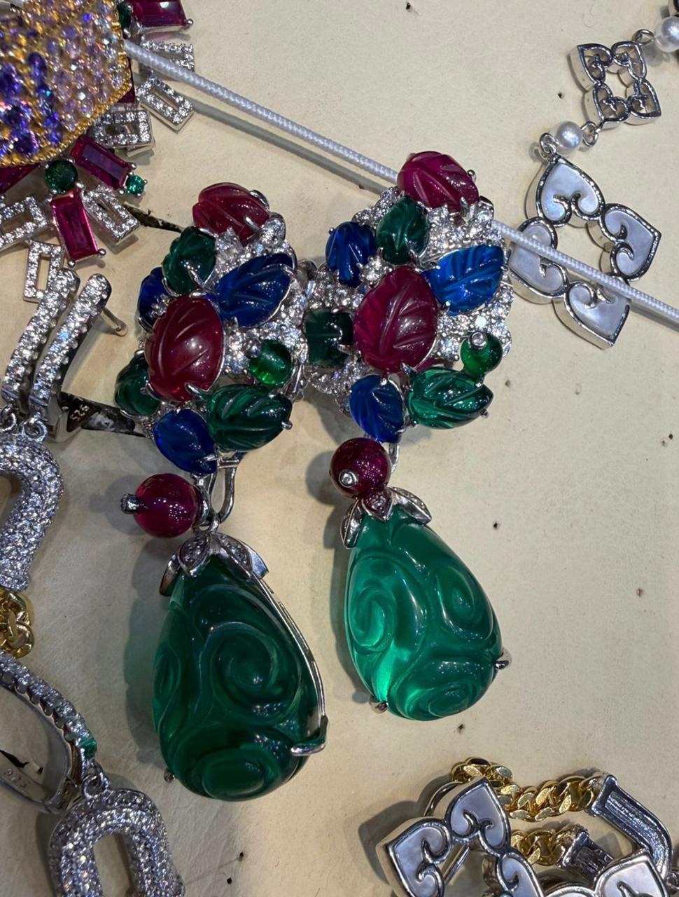 The Carved Tree of Life Earrings
