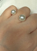 Spaced Pearl Ring