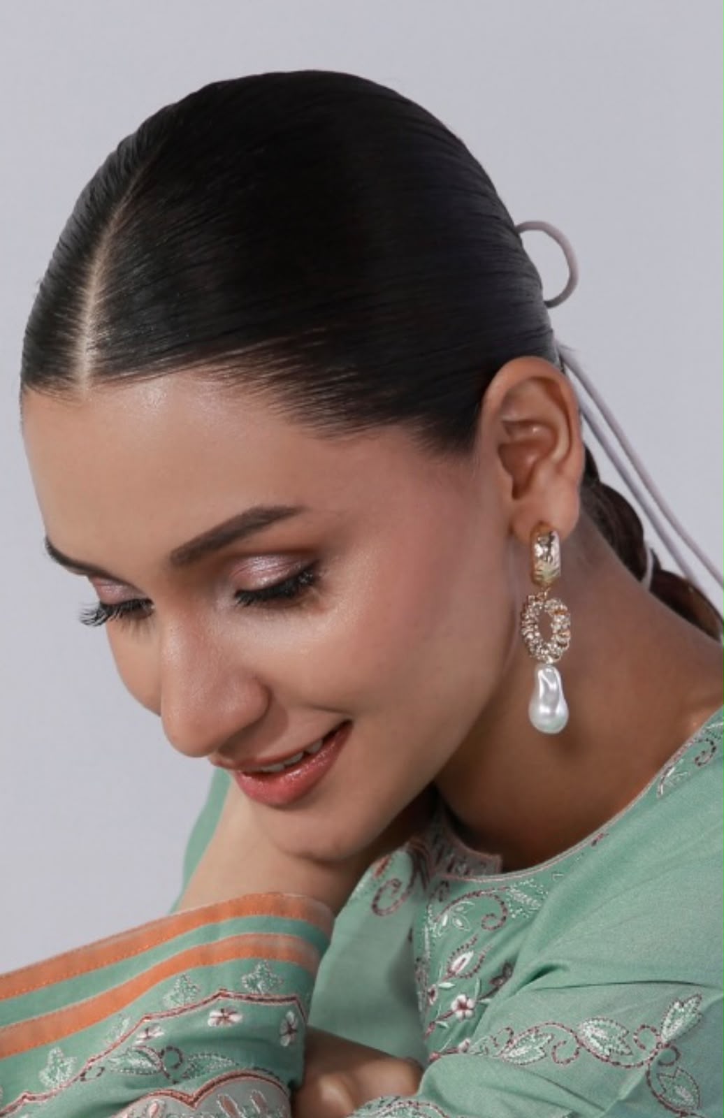 Baroque Pearl Golden Earrings