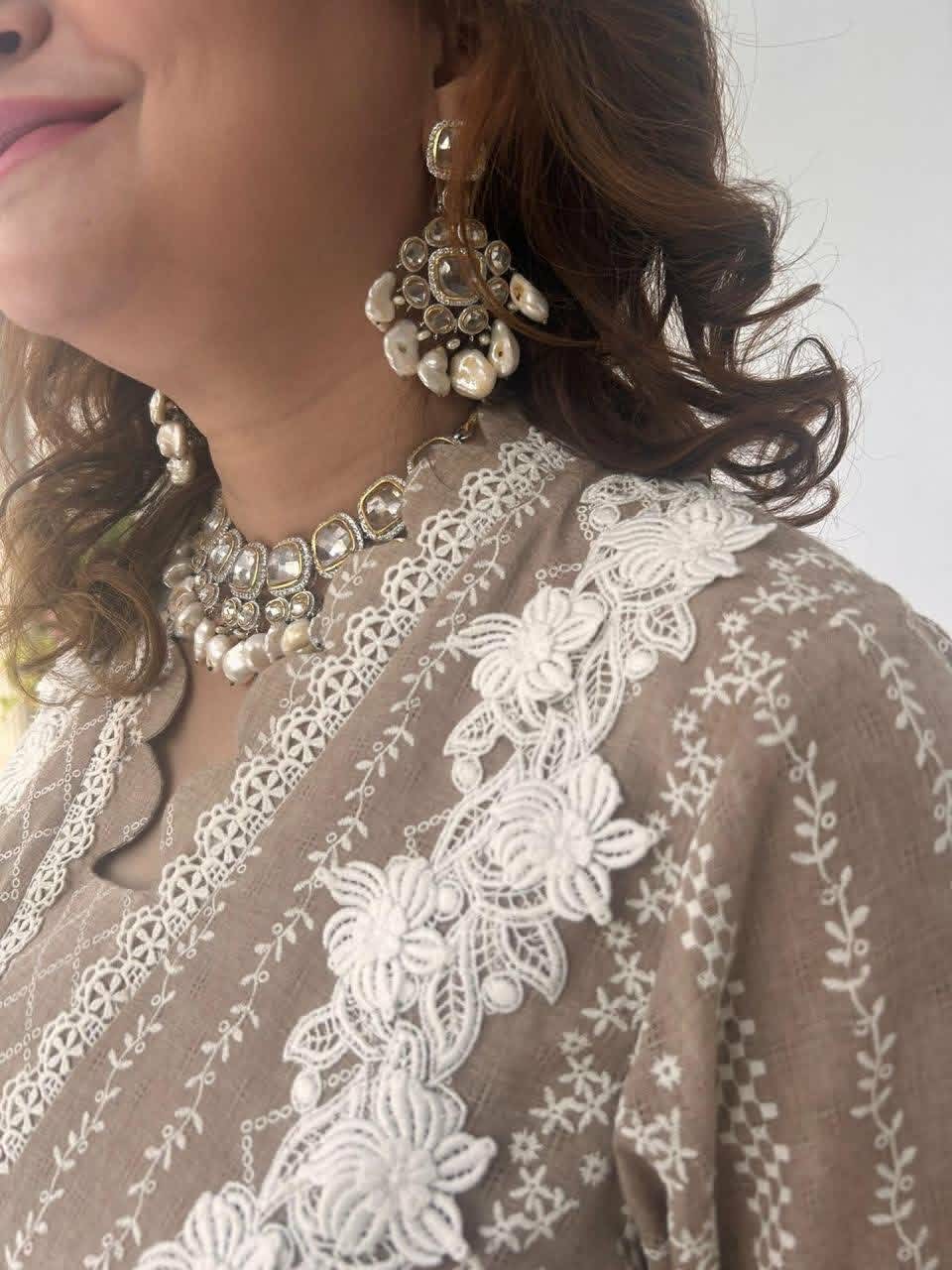 The Maharani PolkiEdit choker-necklace & earrings