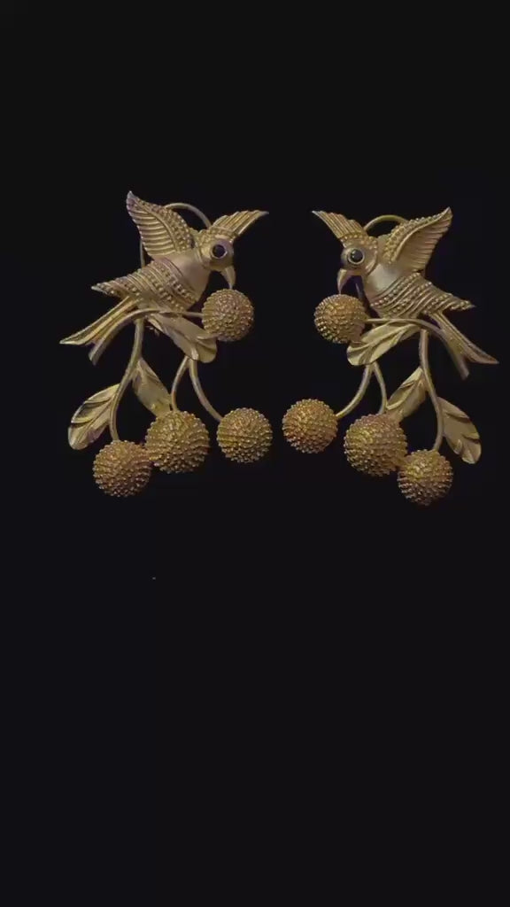 The Royal Parrots Earrings