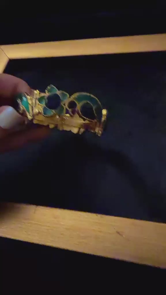 The Maharani 3 toned Parrot Adjustable Bangle